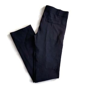 Betabrand Dress Pant Yoga Pant Straight Leg, Medium, Navy